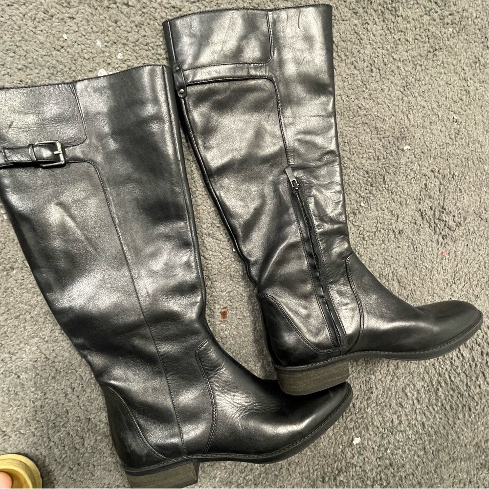 Sam Edelman black riding books - like new